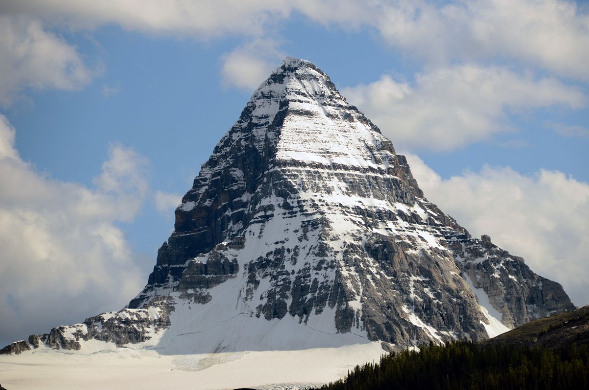 02 Mount Assiniboine From Just Before Og Lake On Hike To Mount Assiniboine